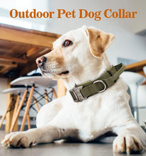 Load image into Gallery viewer, Collar Táctico de Nailon para Perros Medianos y Grandes - Estilo y Seguridad en un Solo Producto