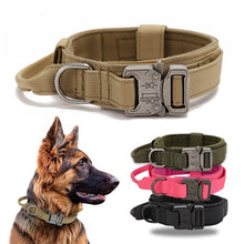 Load image into Gallery viewer, Collar Táctico de Nailon para Perros Medianos y Grandes - Estilo y Seguridad en un Solo Producto