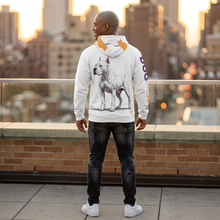 Carregar imagem no visualizador da galeria, Dogo Argentino Hoodie - White Dogo Graphic Pullover for Dog Lovers
