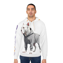 Carregar imagem no visualizador da galeria, Dogo Argentino Hoodie - White Dogo Graphic Pullover for Dog Lovers
