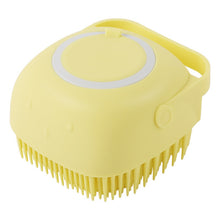 Load image into Gallery viewer, Dog bath brush with shampoo dispenser
